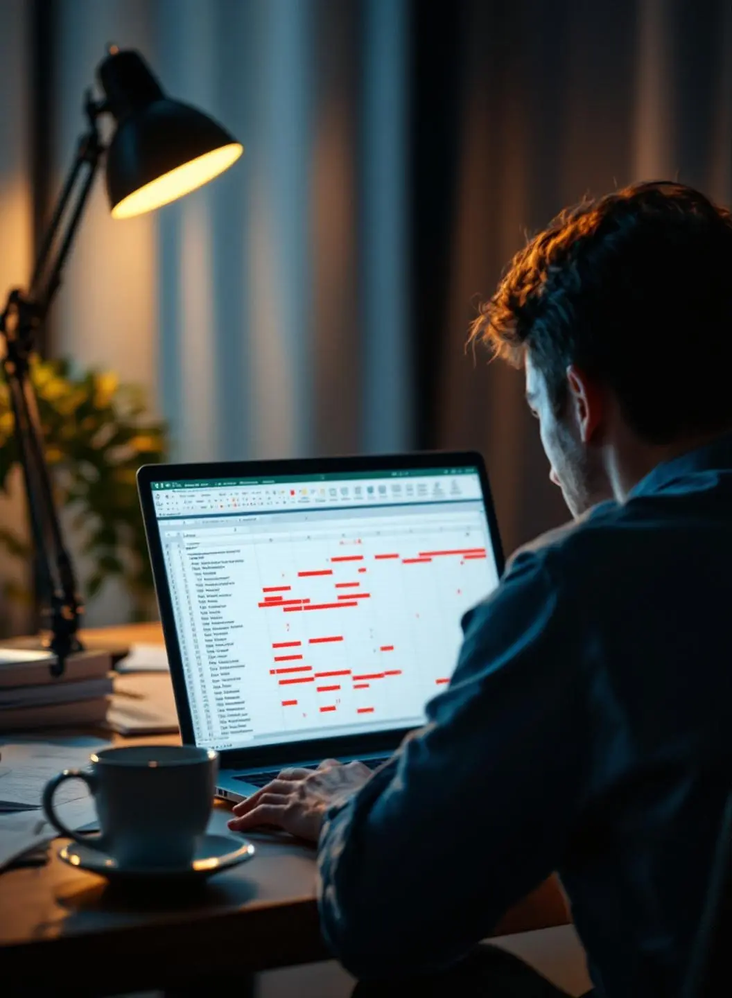 Project manager struggling with a messy spreadsheet of construction defects